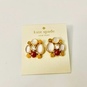 Kate Spade multi Bashful Blossom Stud Earrings